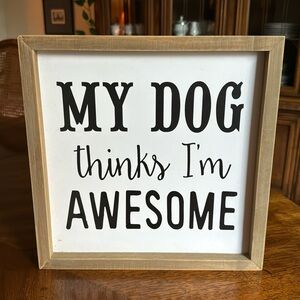 Fun dog art frame
